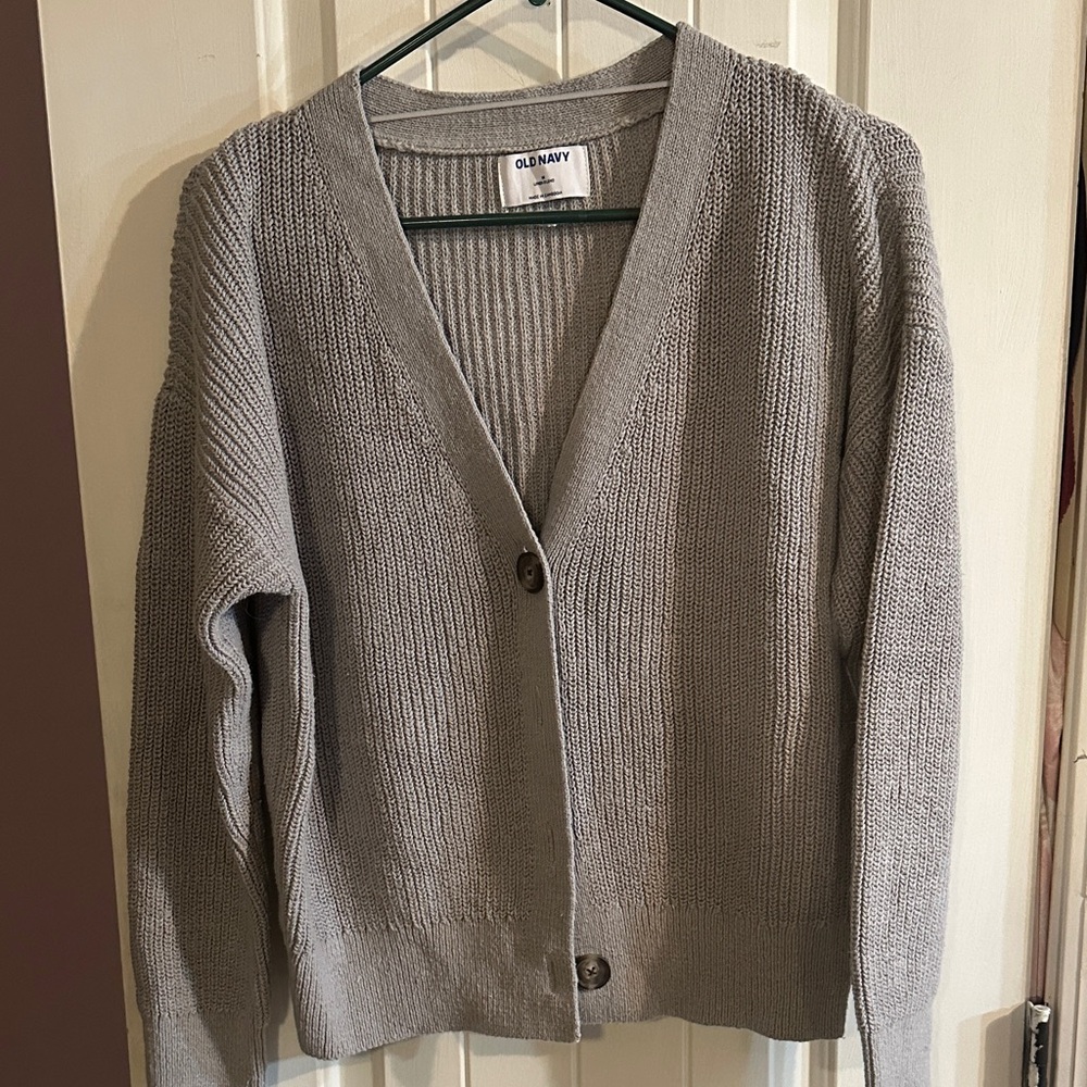 Old Navy Cardigan Gray Women's Sweater